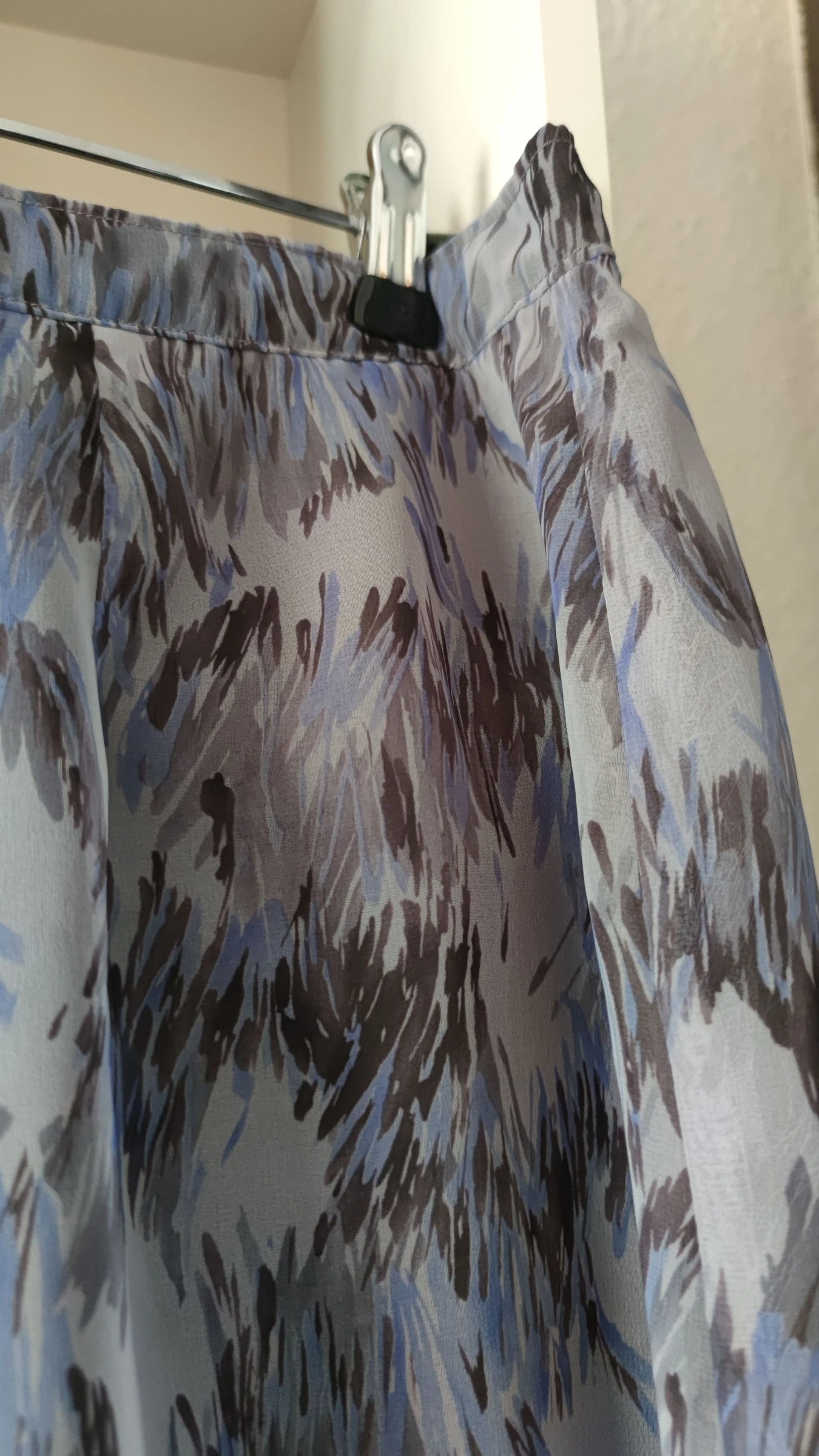 Saia MIDI de chiffon Vintage Tamanho XXL ou 44 – photo 4